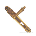High Quality Classical Brass Door Lock Handle on Plate (101.73219)